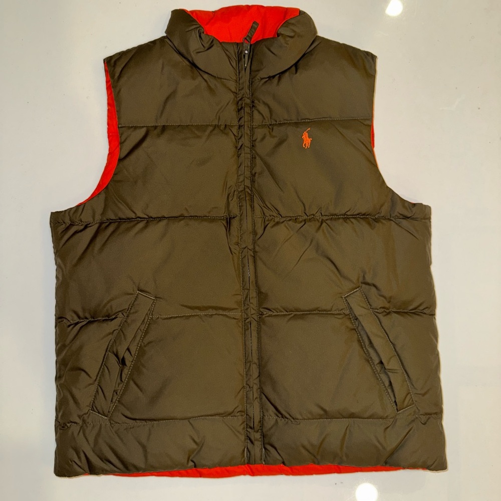 Ralph Lauren kids Reversible Puffer Vest size 6